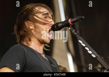 All Time Low führt 2009 Vans Warped Tour Final tour Tag Home Depot Center Carson. Stockfoto