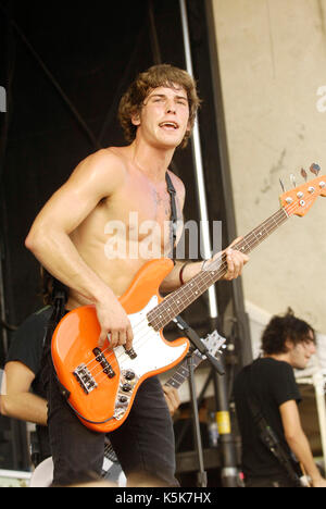 All Time Low führt 2009 Vans Warped Tour Final tour Tag Home Depot Center Carson. Stockfoto