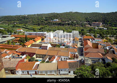 Silves die alte maurische Hauptstadt der Algarve in Portugal Stockfoto