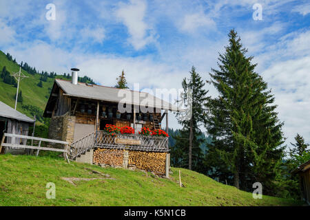 Blick von der speziellen Zug klettern bis zum Pilatus, Luzern, Schweiz Stockfoto