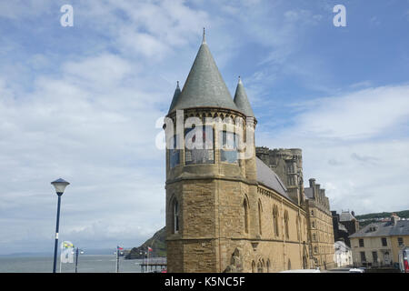 Gebäude von der Universität von Wales in Aberystwyth verwendet Stockfoto