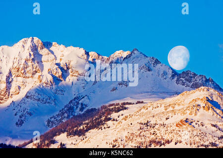 USA, Montana, Yellowstone National Park, Peak und Untergang - ein Bild, wie es war! Stockfoto