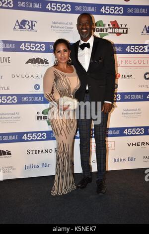 Rom, Kolosseum roten Teppich Celebrity Fight Night, Im Bild: Brian McKnight Stockfoto