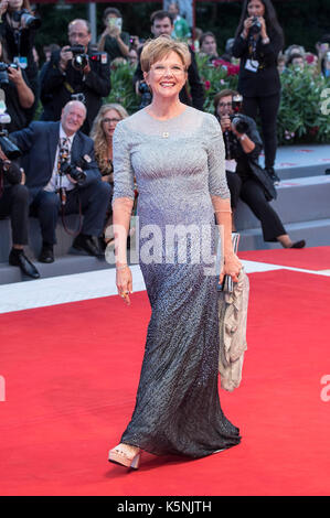 Venedig, Italien. 9. September 2017. Annette Bening die Teilnahme an der Schlussfeier der 74. Internationalen Filmfestspielen von Venedig im Palazzo del Cinema am September 09, 2017 in Venedig, Italien Quelle: geisler - fotopress/alamy leben Nachrichten Stockfoto