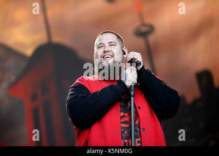 Rag 'n' Bone Mann an Bestival Music Festival Lulworth Immobilien, Dorset, Großbritannien. Rag 'n' Bone Mann Quelle: Finnbarr Webster/Alamy leben Nachrichten Stockfoto