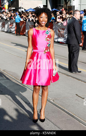 Toronto, Kanada. 09 Sep, 2017. karimah westbrook an der uburbicon 'Premiere während der 42 Toronto International Film Festival im Princess of Wales Theatre am September 09, 2017 in Toronto, Kanada Kredit: geisler - fotopress/alamy leben Nachrichten Stockfoto