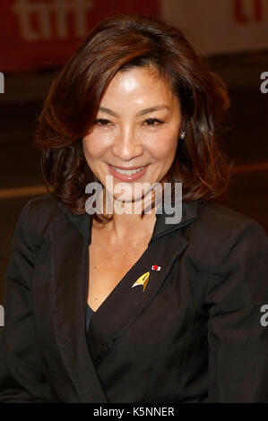 Toronto, Kanada. 9. September 2017. Michelle Yeoh die Teilnahme an der "Brad Status 'Premiere während der 42 Toronto International Film Festival in Elgin Theater am September 09, 2017 in Toronto, Kanada Kredit: geisler - fotopress/alamy leben Nachrichten Stockfoto