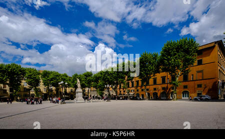 Die Piazza Napoleone ist einer der wichtigsten Plätze in der Stadt Stockfoto