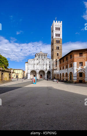 Die Lucca Dom, Duomo di Lucca, Kathedrale San Martino ist eine römisch-katholische Kathedrale Stockfoto
