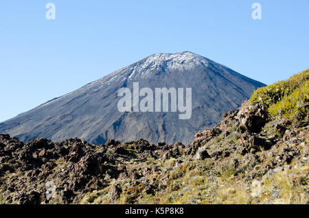 Mount Ngaruahoe, Tongariro National Park, North Island, Neuseeland Stockfoto