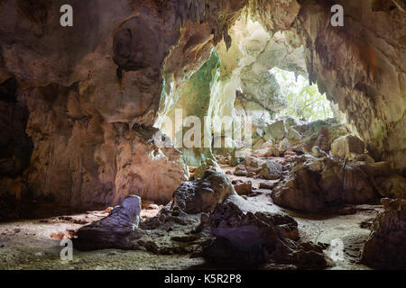 Landschaft im Haitises Nationalpark, Dominikanische Republik Stockfoto