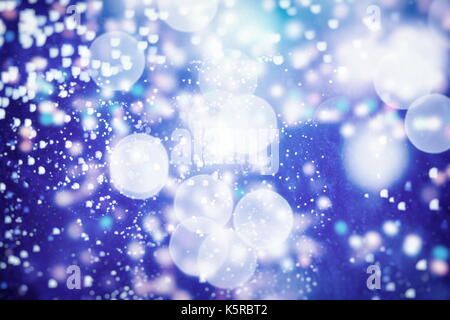 Helle Lichtpunkte abstrakte bokeh Textur Hintergrund verschwommen Stockfoto