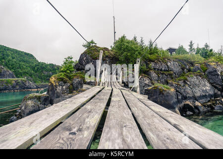 Einsames Haus auf der Insel Stockfoto