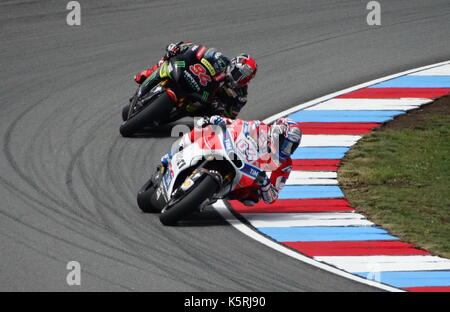 Moto GP Tschechien Grand Prix 04 Aug, 2017 - Brünn Stockfoto