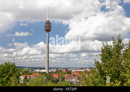 Telekommunikation Turm, Nürnberg, Mittelfranken, Franken, Bayern, Deutschland Stockfoto