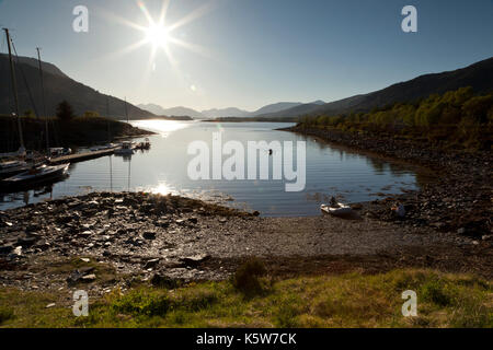 Loch Leven, Ballachulish, Glencoe, Schottland, UK Stockfoto
