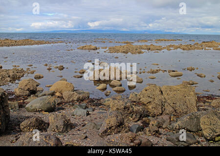 Ayr Strand Schottland Stockfoto