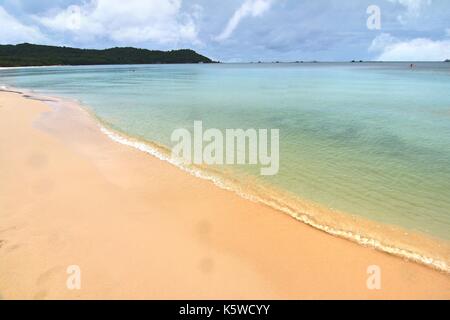 Die Bai Khem Strand ist einer der schönsten Strände der Insel Phu Quoc, Vietnam Stockfoto