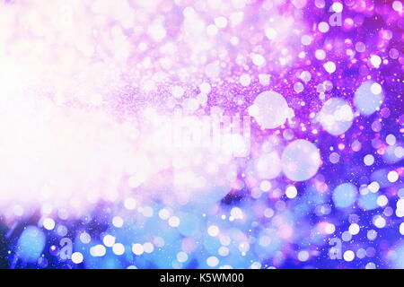 Festliche Weihnachten Hintergrund. Elegante abstrakt Hintergrund mit Lichtern und Sternen Stockfoto