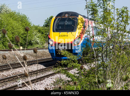 Ostmidlands Züge Stockfoto