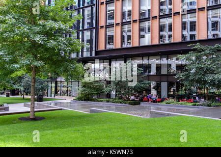 Londoner Büros von Google an Pancras Square, King's Cross, London, UK Stockfoto