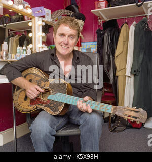 Alvin Stardust backstage im London Palladium, Argyll Street, London, Vereinigtes Königreich Stockfoto