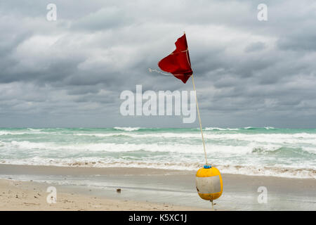 Varadero - Januar 18, Reisen, Varadero, Kuba. Im Bild: Strand von Varadero bei nicht all zu gutem Wetter. (Foto von Ulrich Roth) Stockfoto