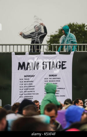 London, Großbritannien. 10. September, 2017. Festivalbesucher am 2017 OnBlackheath Festival. Foto Datum: Sonntag, September 10, 2017. Photo Credit: Roger Garfield/Alamy leben Nachrichten Stockfoto