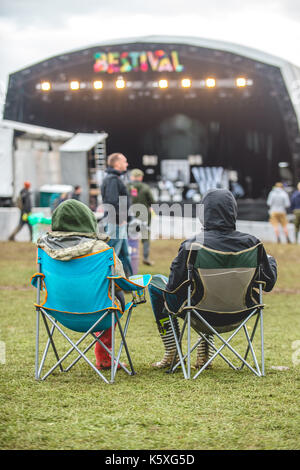 Lulworth Castle, Dorset, Großbritannien. 10 Sep, 2017. Tag 4 - bestival Music Festival kehrt 2017 in der neuen Heimat, Lulworth Castle. Credit: Wird Bailey/Alamy leben Nachrichten Stockfoto