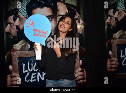 Mumbai, Indien. 10 Sep, 2017. Indische Schauspielerin Chitrangada Singh Pose an der Special Screening des Films Lucknow Zentrale bei Lightbox in Mumbai. Credit: Azhar Khan/Alamy leben Nachrichten Stockfoto