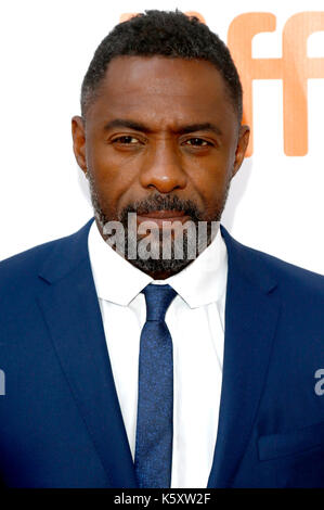 Idris Elba an der 'Berg zwischen uns 'Premiere während der 42 Toronto International Film Festival bei Bell Roy Thomson Hall am 10. September 2017 in Toronto, Kanada Stockfoto