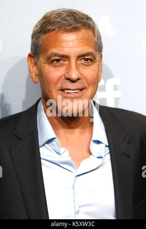 Toronto, Kanada. 10 Sep, 2017. George Clooney während des uburbicon' Fotoshooting während der 42 Toronto International Film Festival bei Bell Lightbox am 10. September 2017 in Toronto, Kanada Kredit: geisler - fotopress/alamy leben Nachrichten Stockfoto