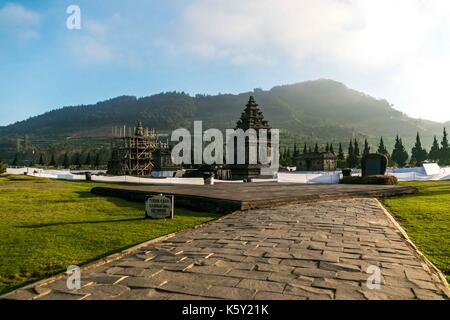 Arjuna Tempel in Dieng Plateu, West-Java war Hinduismus Erbe Stockfoto