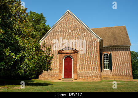 Vauters der episkopalen Kirche, 3661 Tidewater Trail, Loretto, Virginia Stockfoto