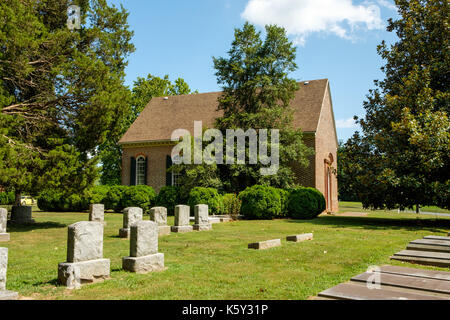 Vauters der episkopalen Kirche, 3661 Tidewater Trail, Loretto, Virginia Stockfoto