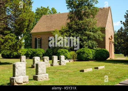 Vauters der episkopalen Kirche, 3661 Tidewater Trail, Loretto, Virginia Stockfoto