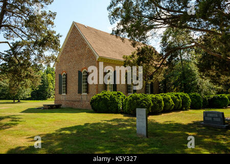 Vauters der episkopalen Kirche, 3661 Tidewater Trail, Loretto, Virginia Stockfoto