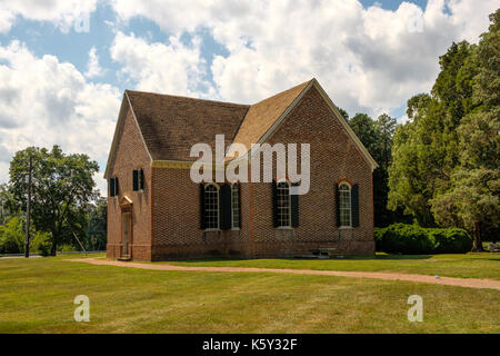 Vauters der episkopalen Kirche, 3661 Tidewater Trail, Loretto, Virginia Stockfoto