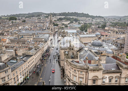 Blick auf Bad Stadt in England Stockfoto