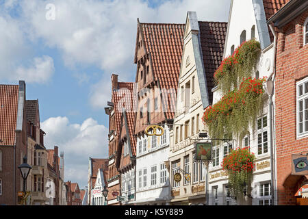 Grapengiesserstrasse, Lüneburg, Niedersachsen, Deutschland Stockfoto