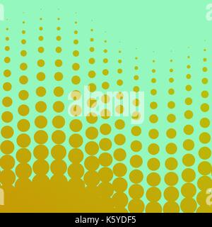 Abstract vector halftone Hintergrund - Gelb und Blau Stock Vektor