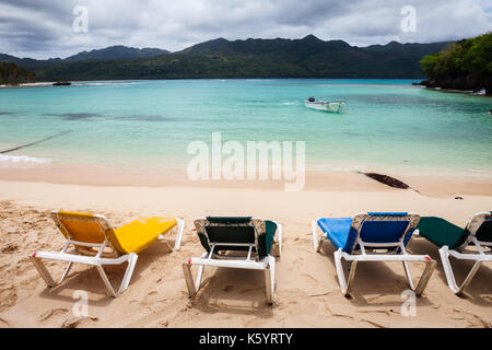 Playa Rincón in Samaná (Strand von Rincón) Stockfoto