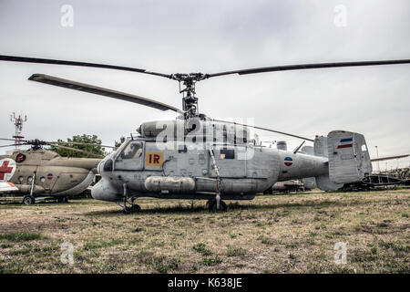 Das Luftfahrtmuseum Belgrad - Kamov Ka-25 sowjetischen Marine Hubschrauber (NATO-Codename: Hormon) Stockfoto