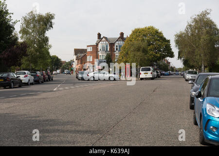 Connaught Avenue, Frinton-on-Sea, Essex, Großbritannien Stockfoto