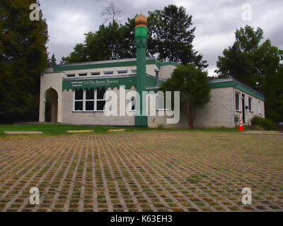 In Syracuse, New York, USA. September 9, 2017. Der islamischen Gesellschaft von Central New York eine sunnitische Moschee und der Islamischen Gemeinschaft in Syra entfernt Stockfoto