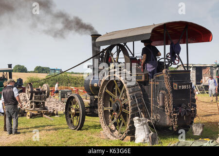 Teilnehmer am Great dorset Steam Fair, tarrant Hinton 2017 Stockfoto