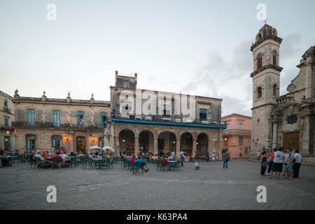 Havanna, - Januar 09, Reisen, Havanna, Kuba, Havanna Stadt. Im Bild: Plaza die Kathedrale San Cristobal Havanna. (Foto von Ulrich Roth) Stockfoto