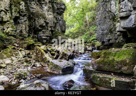 Jack Narbe und Hudeshope Beck, Middleton-in-Teesdale, County Durham, UK Stockfoto