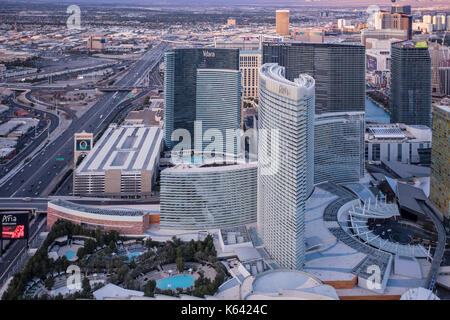Aria Hotel Campus, Las Vegas, Nevada, USA Stockfoto