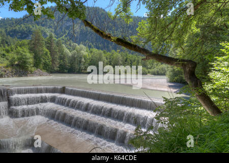 Lechfall bei Füssen, Wasserfall, Bayern, Deutschland Stockfoto